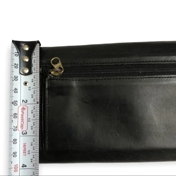 Coach black leather vintage wallet